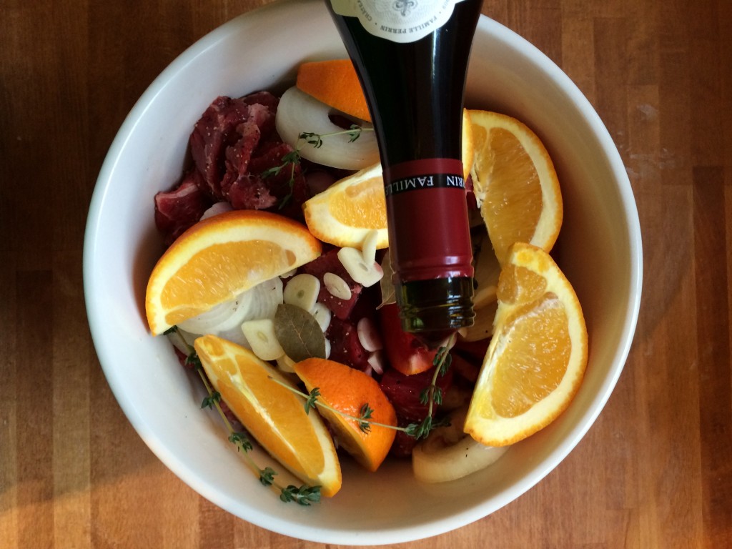 Pour a whole bottle of wine