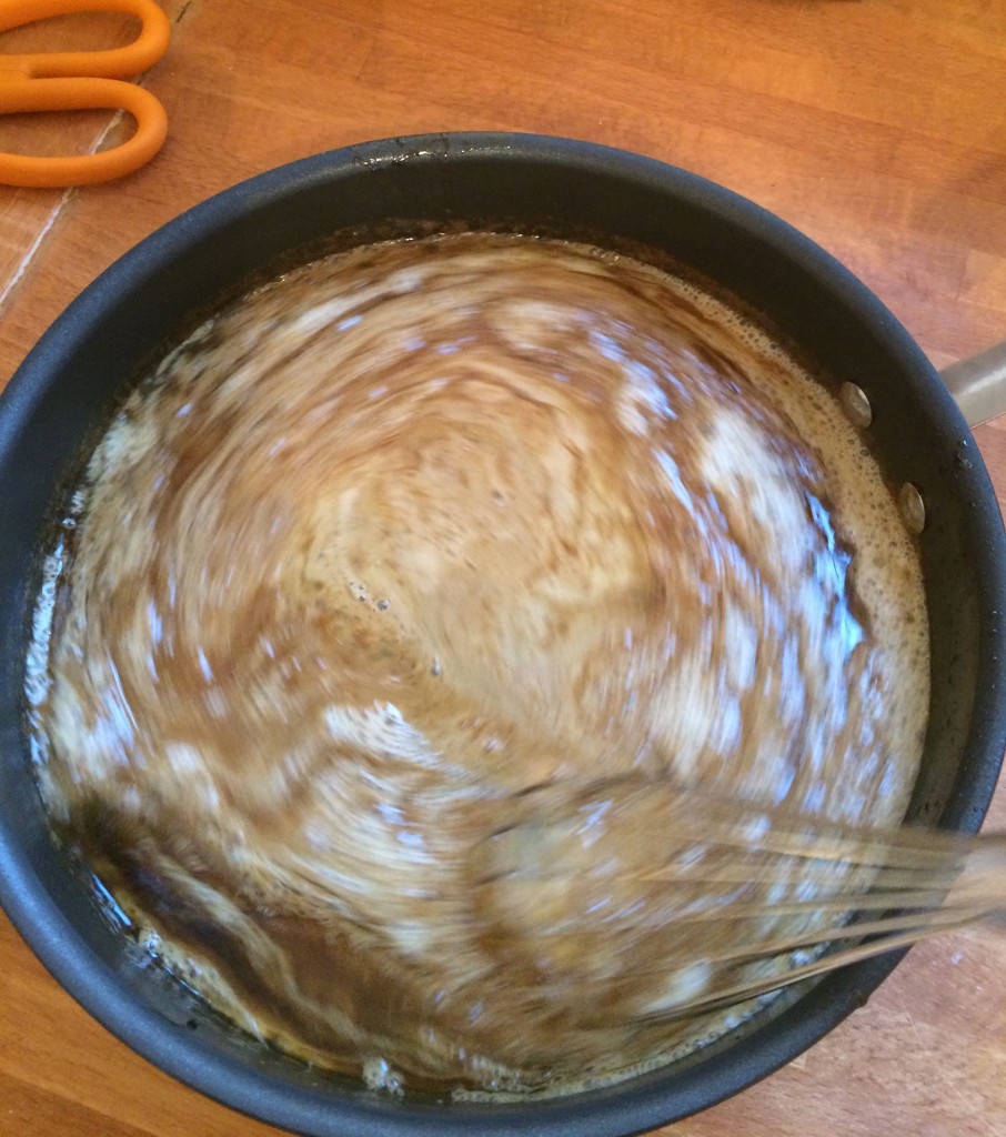 Add to butter mixture