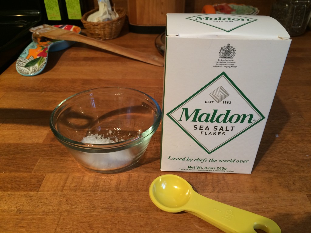 time to add the salt