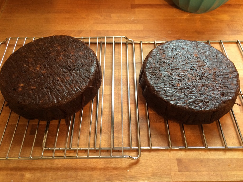 Let cakes cool completely 