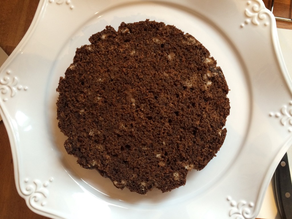 cut in half as best as you can