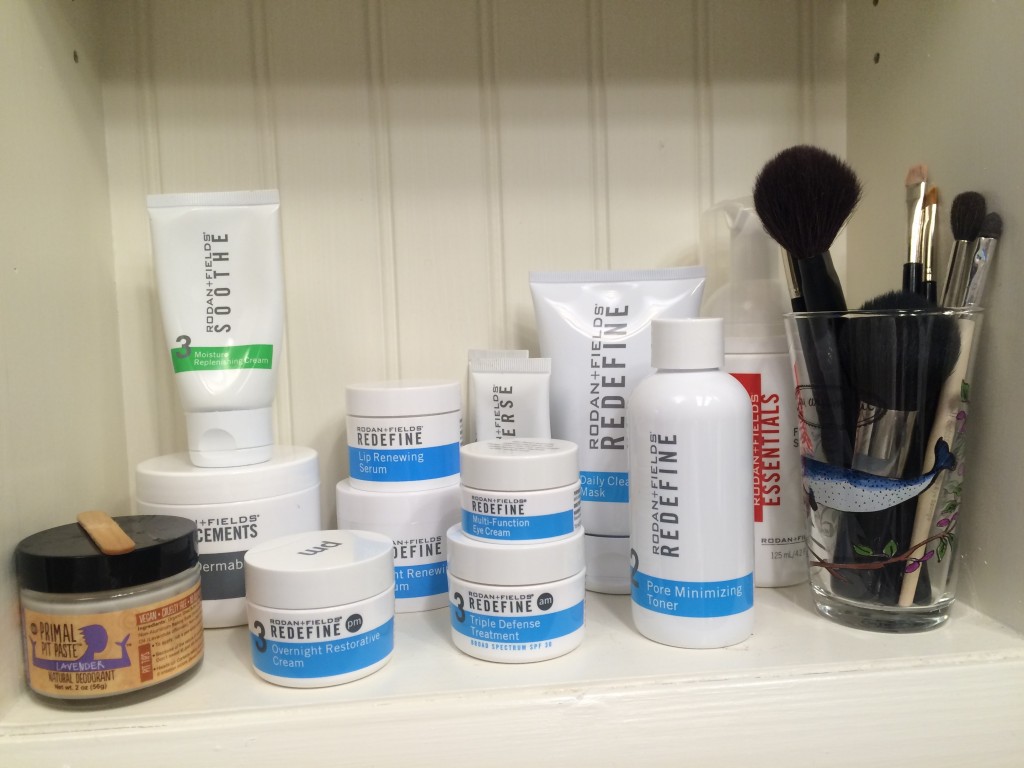 gosh this doesn't even cover the products in the shower and in the cabinet... 