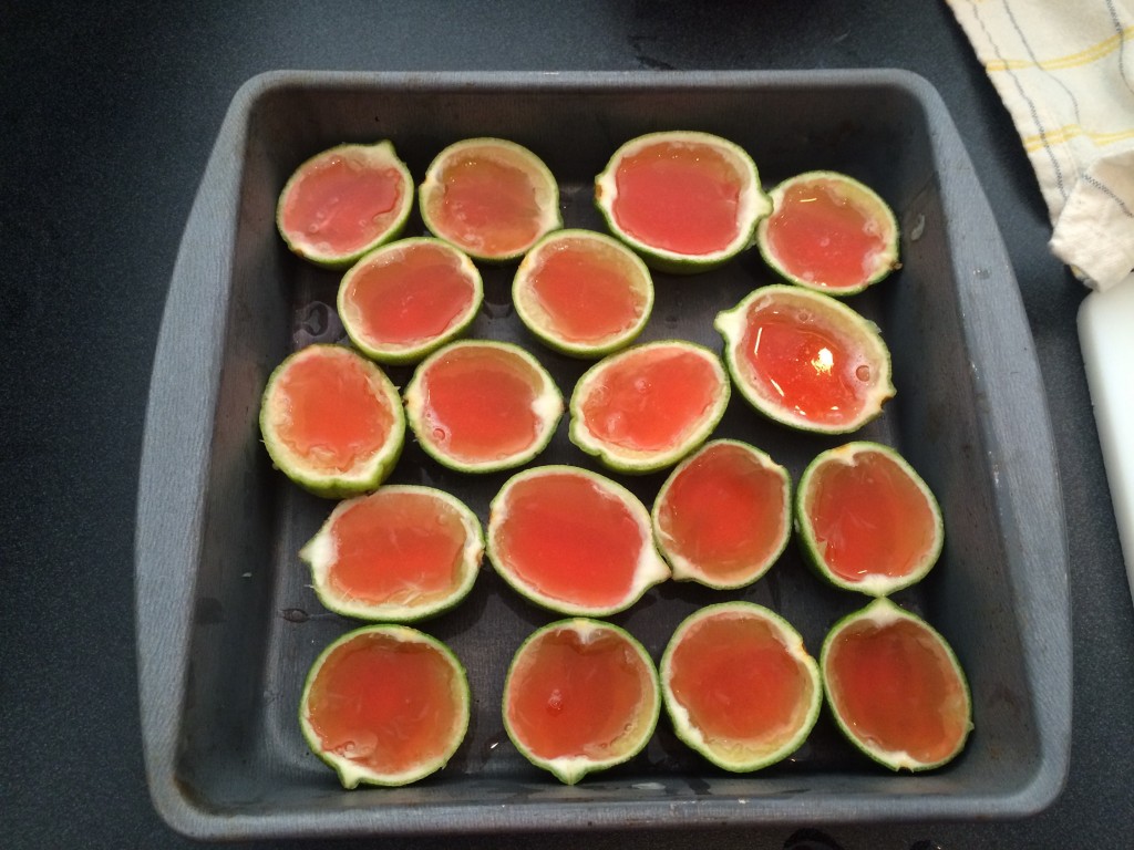 Into the fridge they go!