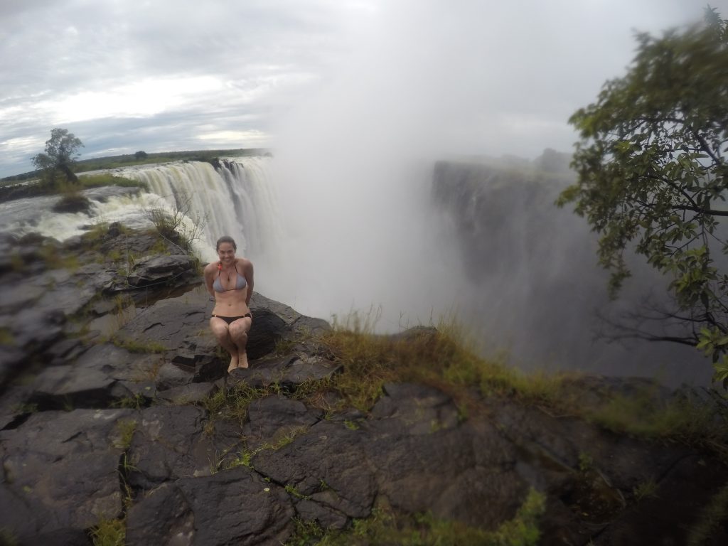 The other side of the scary planks of wood, just before the Pool