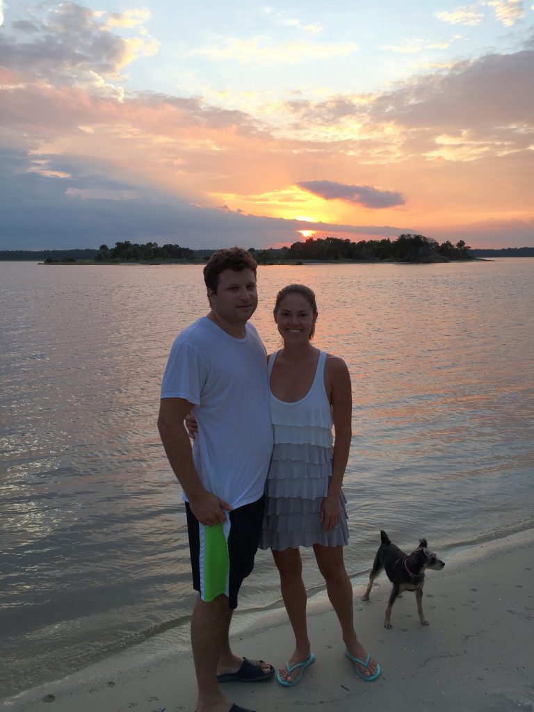 Sunset at Matanzas Inlet National Park 
