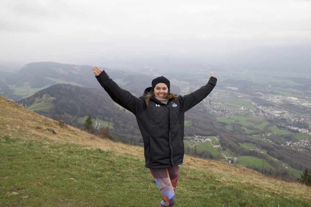 Climbing mountains in Austria